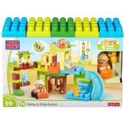 Mattel Mega Bloks Fisher Price Swing and Slide Jungle 1-5 Yaş DPJ58