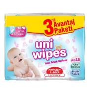 Uni Baby Uni Wipes Islak Havlu 3`lü 64