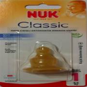 Nuk Classic Biberon Emziği Kauçuk No:1 Küçük Delik (S)