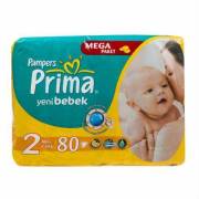 Prima Yeni Bebek Jumbo 2 Numara 80 Adet 3-6 kg