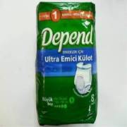 Depend Erkekler İçin Ultra Emici Külot-Büyük Boy