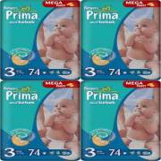 Prima Aktif Bebek Mega 3 Numara 74 Adet 4-9 kg 4