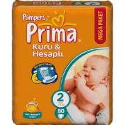 Prima Kuru ve Hesaplı Mini Jumbo Paket 2 Numara 80 Adet 3-6 kg