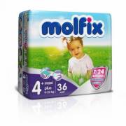 Molfix Maxi Plus 4+ Numara 36 Adet 9-20 kg