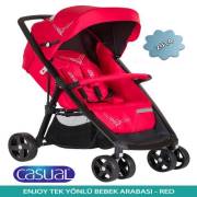 Casual Enjoy Tek Yönlü Bebek Arabası - Red (Kırmızı)