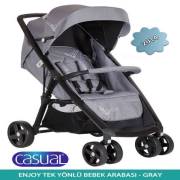 Casual Enjoy Tek Yönlü Bebek Arabası - Gray (Gri)