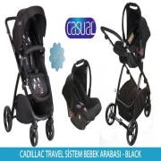 Casual Cadillac Travel Sistem Bebek Arabası - Black(Siyah)