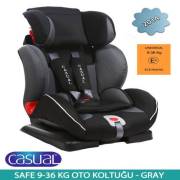 Casual Safe 9-36 Kg Oto Koltuğu - Gray (Gri)