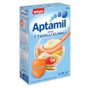 Aptamil Sütlü 7 Tahıllı Elmalı Tahıl Bazlı Kaşık Maması 250 g 6-36 Ay