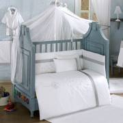 Kidboo Uyku Seti - Blossom Linen White / 9 Parça