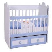 Babyhope 900-42 Asansörlü İki Çekmeceli Beşik 60*120 Denizci