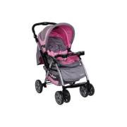 Babyhope T300 Tam Yatabilen Bebek Arabası - Pembe Gri