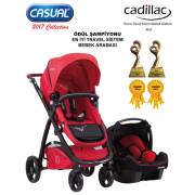 Casual Cadillac Trona Travel Sistem Bebek Arabası Red