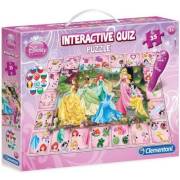 Clementoni Interactive Quiz Puzzle Yarışması Disney Prenses