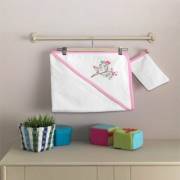 Kidboo Bebek Havlusu - Sweet Home Pink