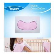 Mycey Müslin Omuz Örtüsü / Bebe Önlüğü - Pembe