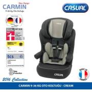 Casual Carmin 9-36 Kg Oto Koltuğu - Cream (Krem)