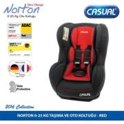 Casual Norton 0-25 Kg Oto Koltuğu - Red (Kırmızı)