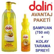 Dalin Bebek Şampuanı 750 ml + Dalin Kolay Tarama Spreyi 200ml