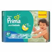 Prima Aktif Bebek Mega Paket Maxi Plus 4+ Numara 42 Adet 9-16 kg