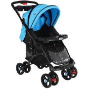 Babyhope BH609-23 Polo Çift Yönlü Bebek Arabası - Mavi Siyah