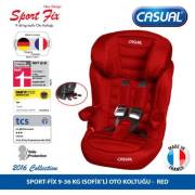 Casual Sport Fix 9-36 Kg Oto Koltuğu - Red (Kırmızı)