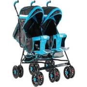 Babyhope BH610-20 İkiz Baston Bebek Arabası - Mavi