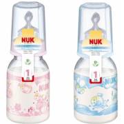 Nuk PP Rose&Blue Biberon Silikon Emzikli - 110 ml