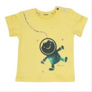 Bebepan 9093 Space Astronot Tshirt Sarı 3-6 Ay