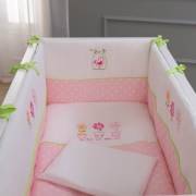 Lolybon 9377 Garden Uyku Seti 70x130 - Pembe