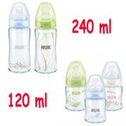 Nuk First Choice Cam Biberon Silikon Emzikli 120ml + 240ml