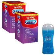 Durex Yakın Hisset Ekonomik Prezervatif 20 li x2 Adet + Kayganlaştırıcı 50ml