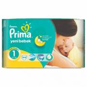 Prima Aktif Bebek Yeni Doğan 1 Numara 44 Adet 2-5 kg