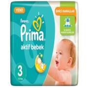 Prima Aktif Bebek 3 Numara 34 Adet 5-9 kg