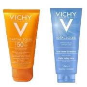 Vichy Capital Soleil Karma/Yağlı SPF 50+ 50 ml + Vichy After Sun 100 ml