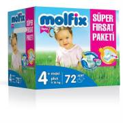 Molfix Maxi Plus 4+ Numara 72 Adet 9-20 kg