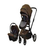 Prego Baby 2086 Quattro Travel Sistem Bebek Arabası Kahverengi