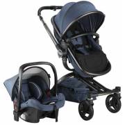 Babyhope BH-3005 Turnur 360 Travel Puset - Mavi