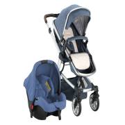 Babyhope BH-3025 Santana Çift Yönlü Travel Puset - Mavi