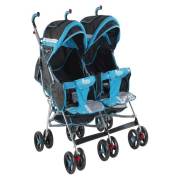 Babyhope BH614-20 Alüminyum İkiz Baston Puset - Mavi