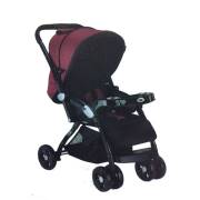 Babyhope BH-3055 Super Grand Çift Yönlü Puset - Kırmızı