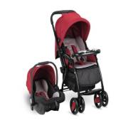 Babyhope BH-3089 Neon Plus Travel Puset - Kırmızı/Siyah