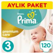 Prima Premium Care Aylık Paket 3 Beden Midi 120 Adet