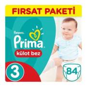 Prima Külot Bebek Bezi Fırsat Paketi 3 Beden Midi 84 Adet