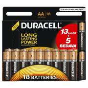 Duracell Alkalin AA Kalem Pil (13+5) 18