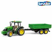 Bruder John Deere 5115M Traktör ve Römork BR02108