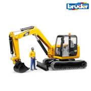 Bruder Cat Mini Ekskavatör ve İnşaat İşçisi BR02466