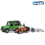 Bruder Land Rover & Kar Aracı ve BWorld Adam BR02594