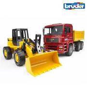 Bruder MAN Damperli Kamyon ve FR130 Kepçe BR02752