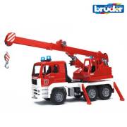 Bruder MAN Vinçli Kamyon Kırmızı BR02770